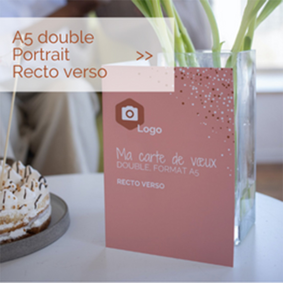 A5 double portrait recto verso